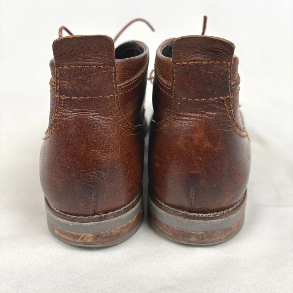 Cole Haan Chukka Desert Boots Size 9 Brown Leather Lace Up C11983 Ankle Workwear